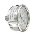 Dwyer Instruments Industrial Pressure Gage, 25 Ss Gage SGZ-D10422N